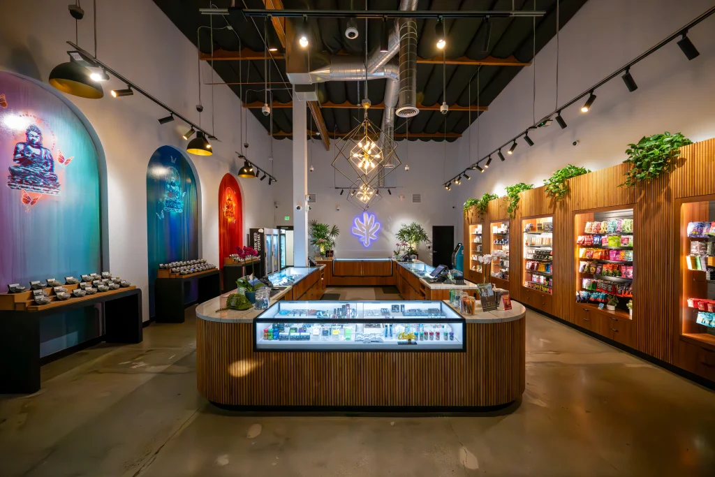 A front view inside our Thousand Oaks cannabis dispensary.
